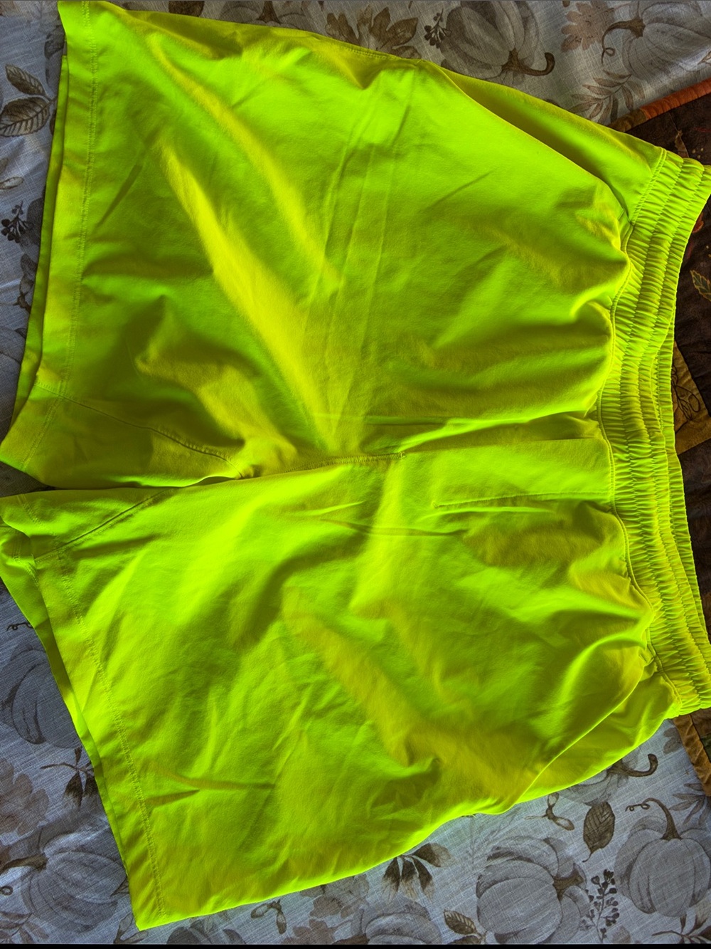 lululemon athletica Bright Yellow Athletic Shorts